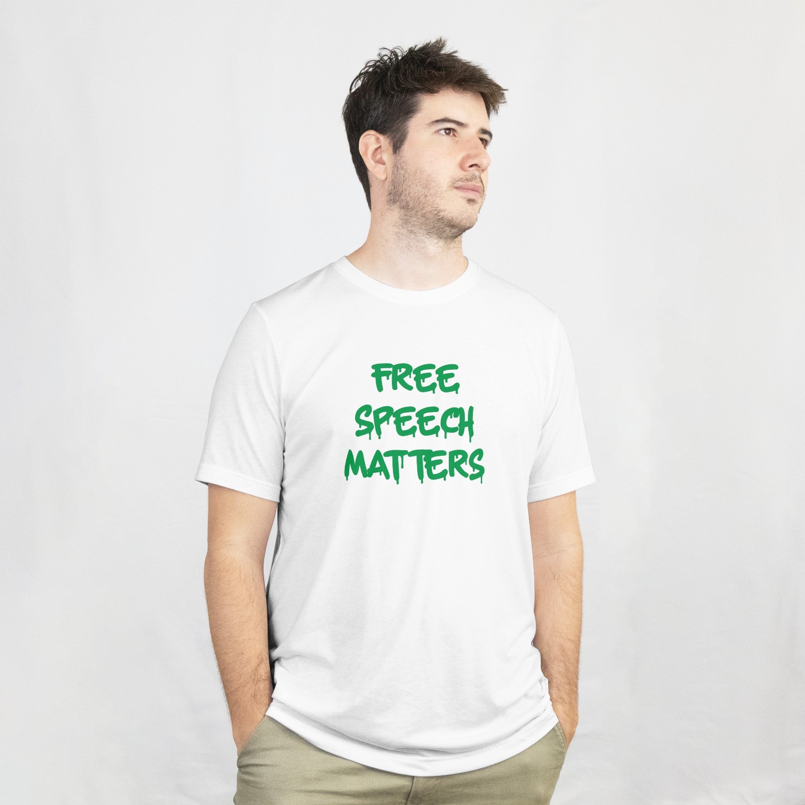 FREE SPEECH MATTERS 235 Political Censorship Top Human Rights Tee 235 gallery