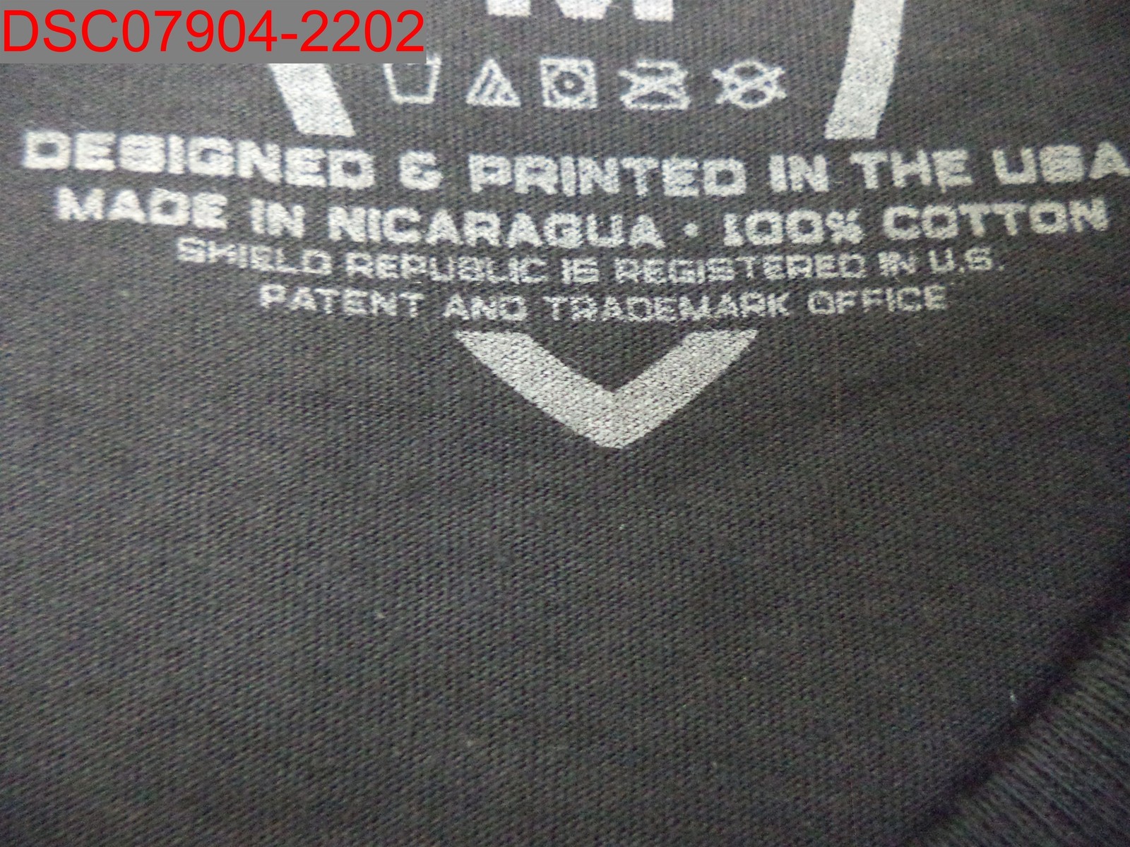 Shield Republic Men's Graphite Black SR Shield Logo T-Shirt, Size M 92742207953 gallery