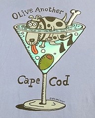 VINTAGE Cape Cod Shirt Mens Extra Large Big Hed Designs Dog Martini MA Adult A45