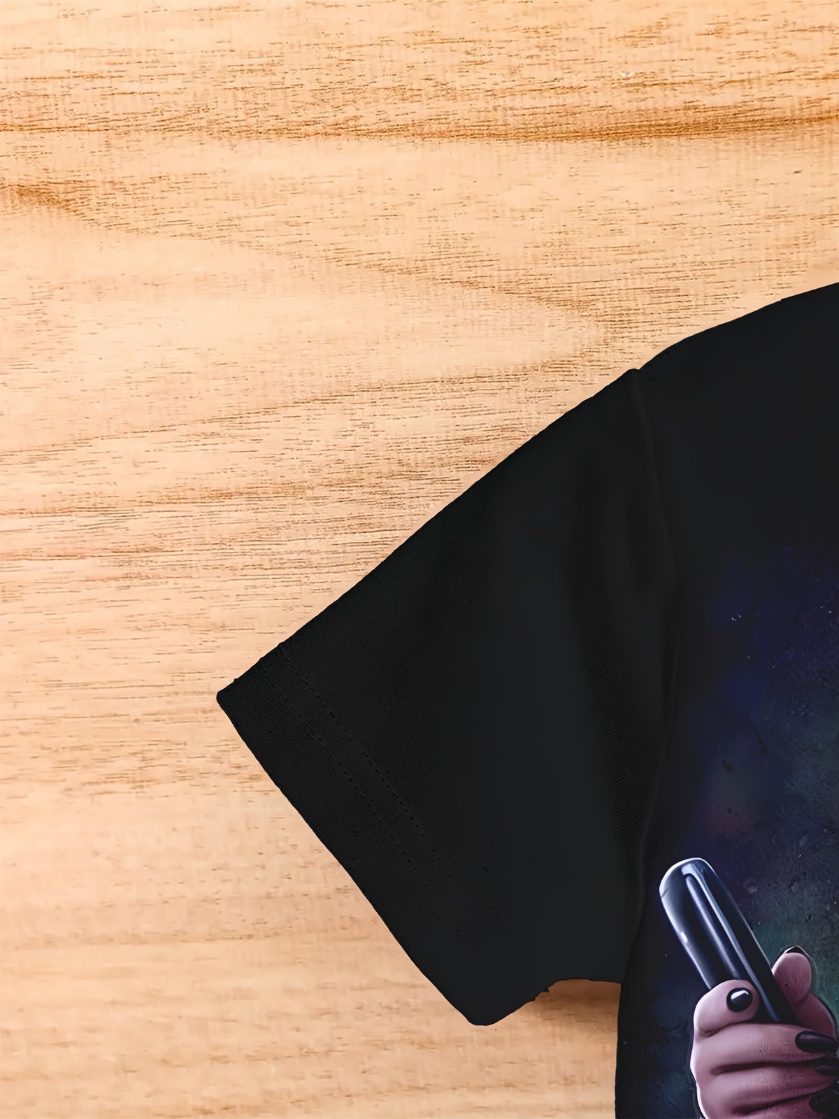 Men's 3D Printed Fashionable T-shirt - Casual Breathable Polyester Fiber, Machin gallery