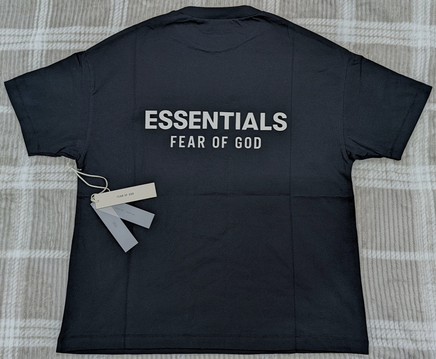 Fear of God Essentials Classic Tee 'Jet Black' M Size Oversized T-Shirt FOG NWT gallery
