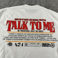 Online Ceramics A24 A Demonic Nightmare T-Shirt Mens Medium White Movie Promo