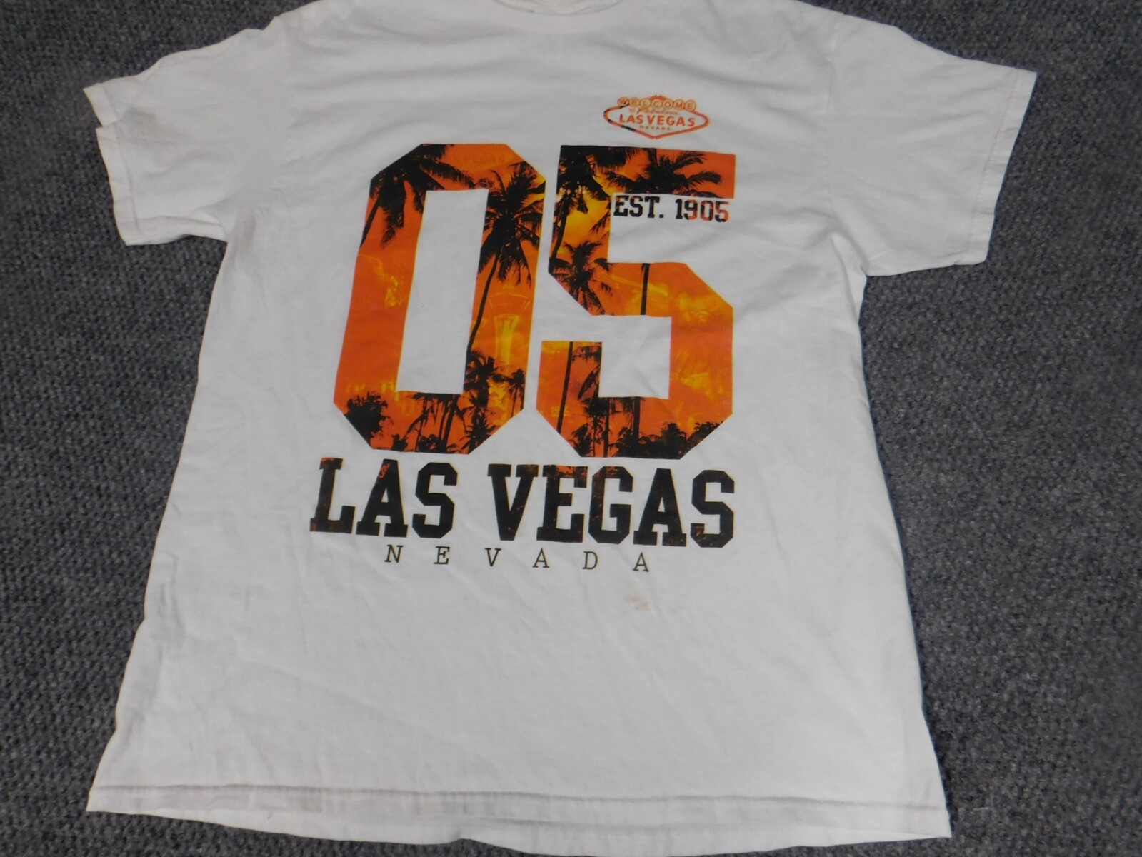 Las Vegas Mens Shirt Large White workout lifting gallery