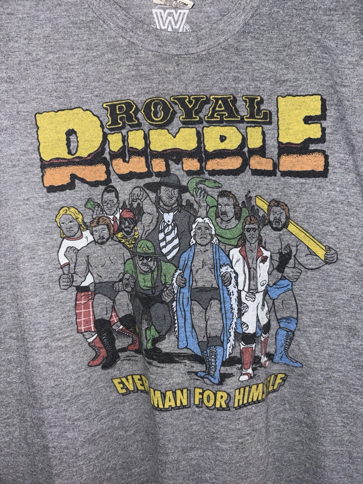 Homage WWE Royal Rumble Shirt Mens XL Every Man For Himself Wrestling WWF Soft gallery