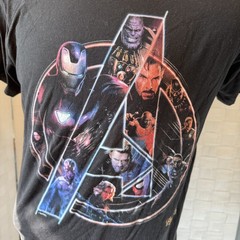 Marvel Comics – Avengers Infinity War Men’s Medium T-Shirt Graphic Tee Black B