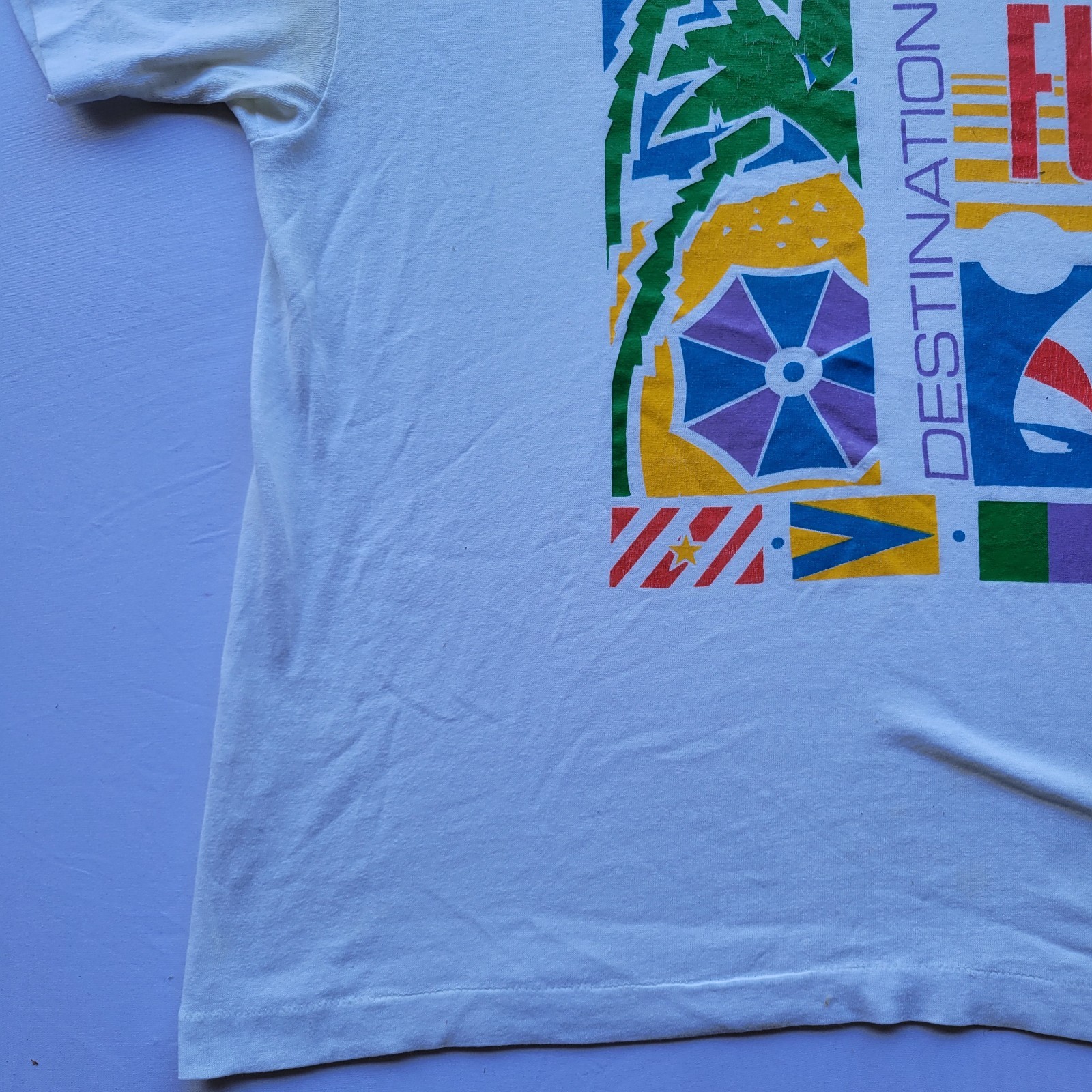 TeeJays Hef-T Single Stitch Air Waves 1988 Destination Graphic XL T-shirt gallery