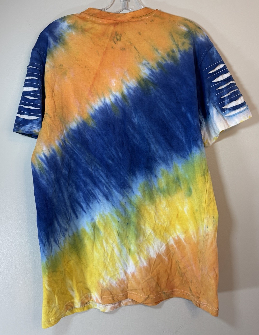 Switch Remarkable Men’s XL Tie Dye Zipper Thrashed Shirt New With Tags NWT gallery