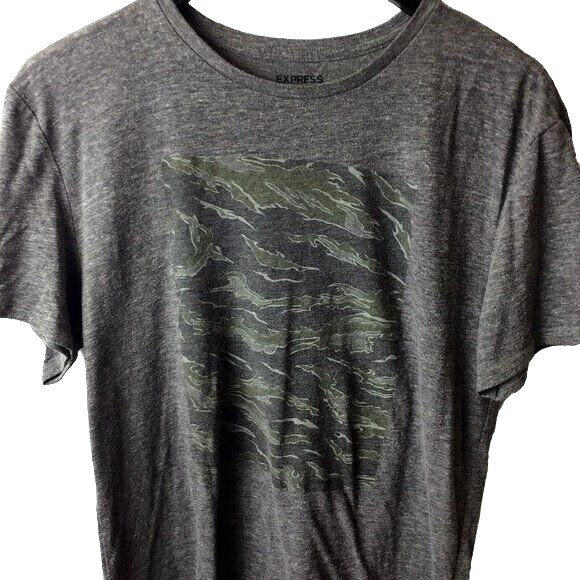 Express T Shirt Graphic Tee Crewneck Cotton Short Sleeve Trendy Modern Solid M gallery