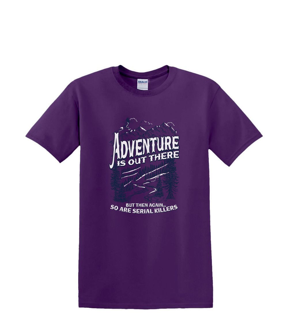 TRANSFER for apparel tshirts hoodie - ADVENTURE IS OUT THERE serial woods gallery