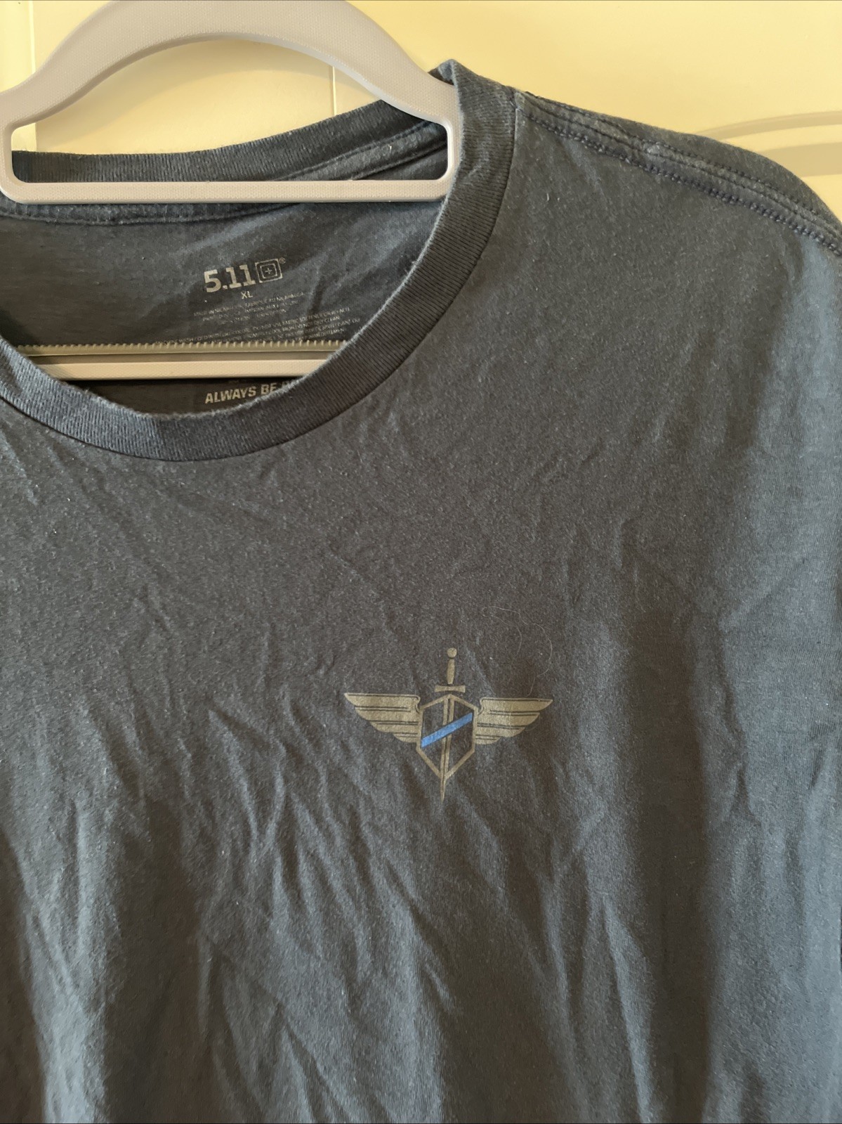 5.11 Tactical Short Sleeve T-shirt Blue Size XL Purpose Built Gear gallery