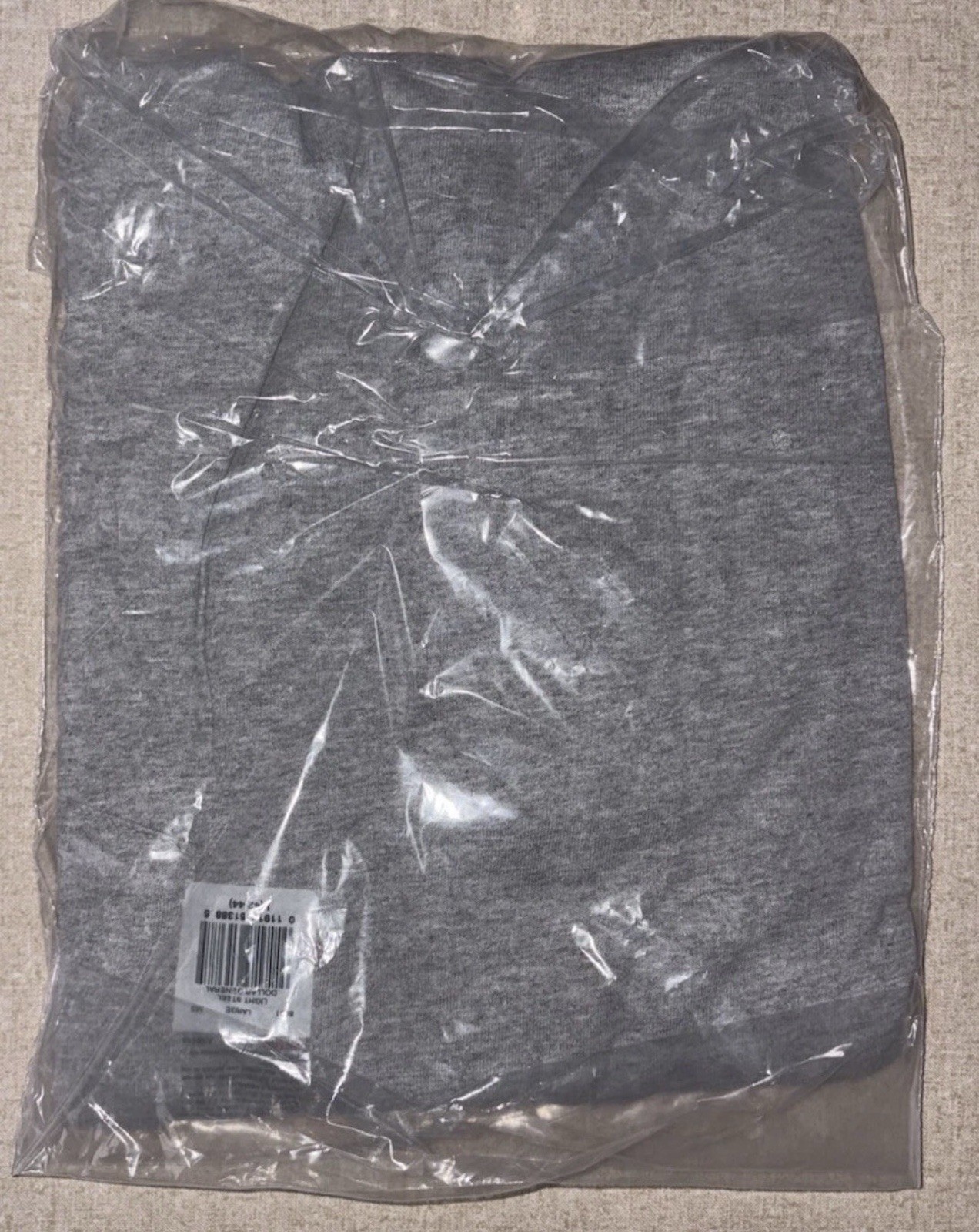 Hanes Unisex Ecosmart Stylish T Shirt Casual Light Steel Plain T-Shirt - Large gallery