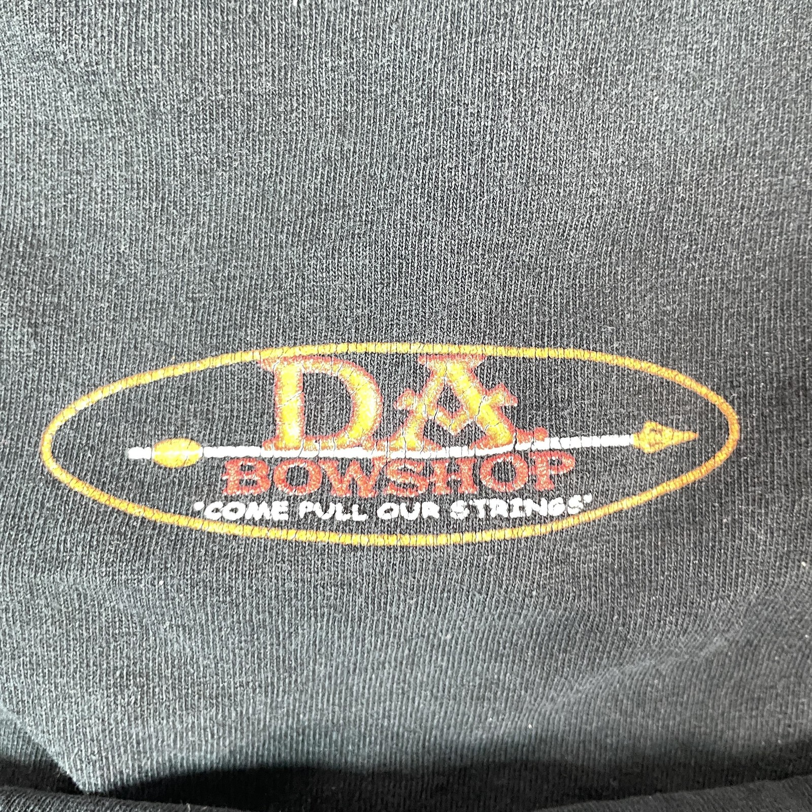 DA Bowshop Shirt Mens 3XL Black Archery Hunting Bowhunting Graphic Tee Gildan gallery