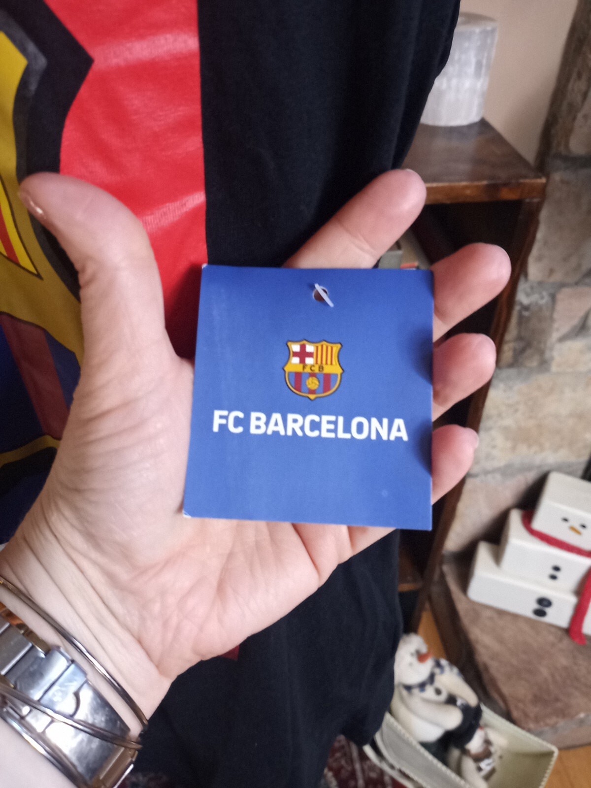 FC Barcelona Soccer Fifa Cup Jersey Tank Top, Men's Medium Black New With Tags gallery