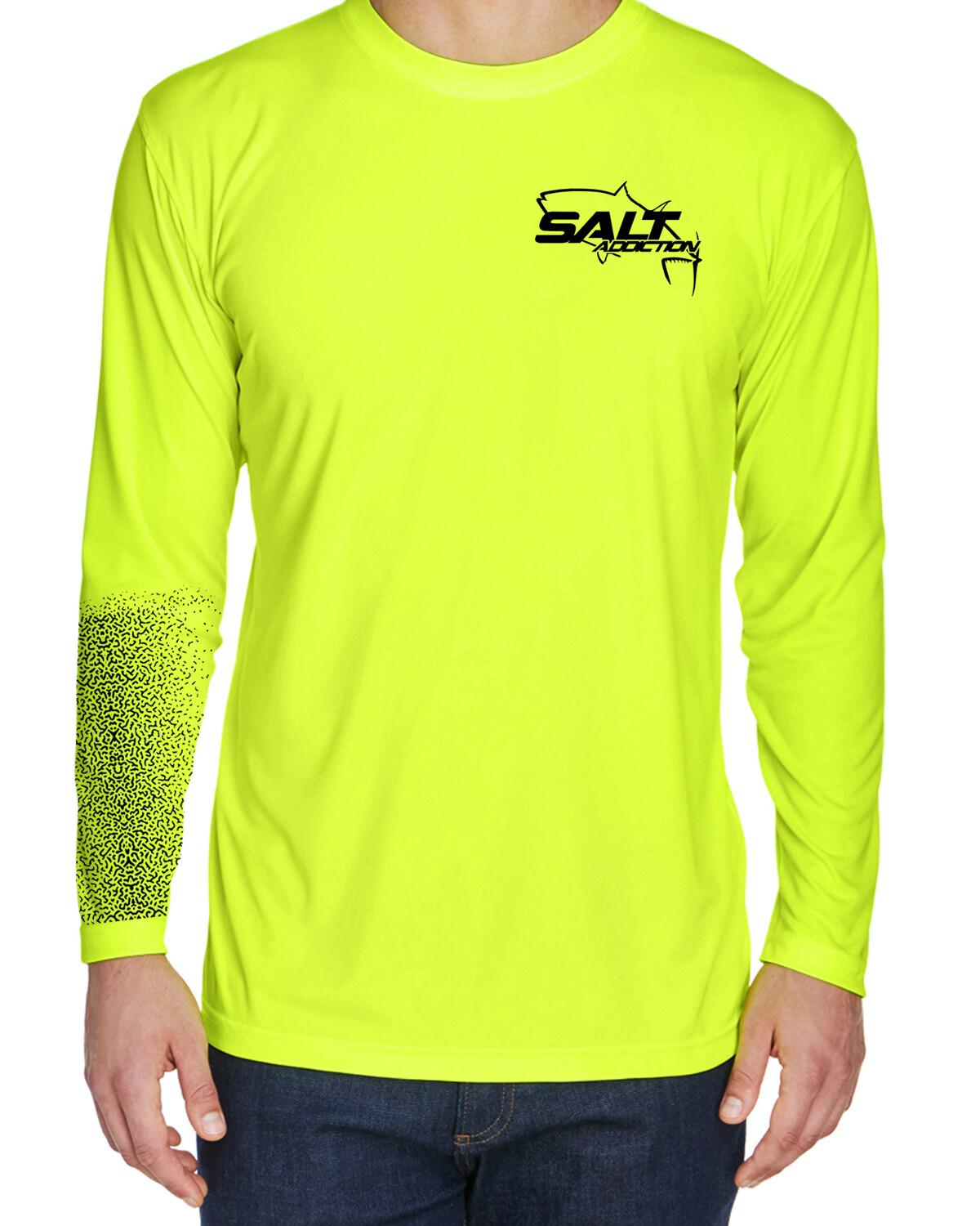 Salt Addiction t shirt long sleeve microfiber performance uv rated fishing gallery