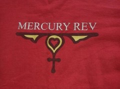 Mercury Rev band Heavy Cotton Red Shirt Full Size Adults