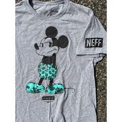 Nonchalant chill Mickey mouse, Neff, Disney Medium casual shirt