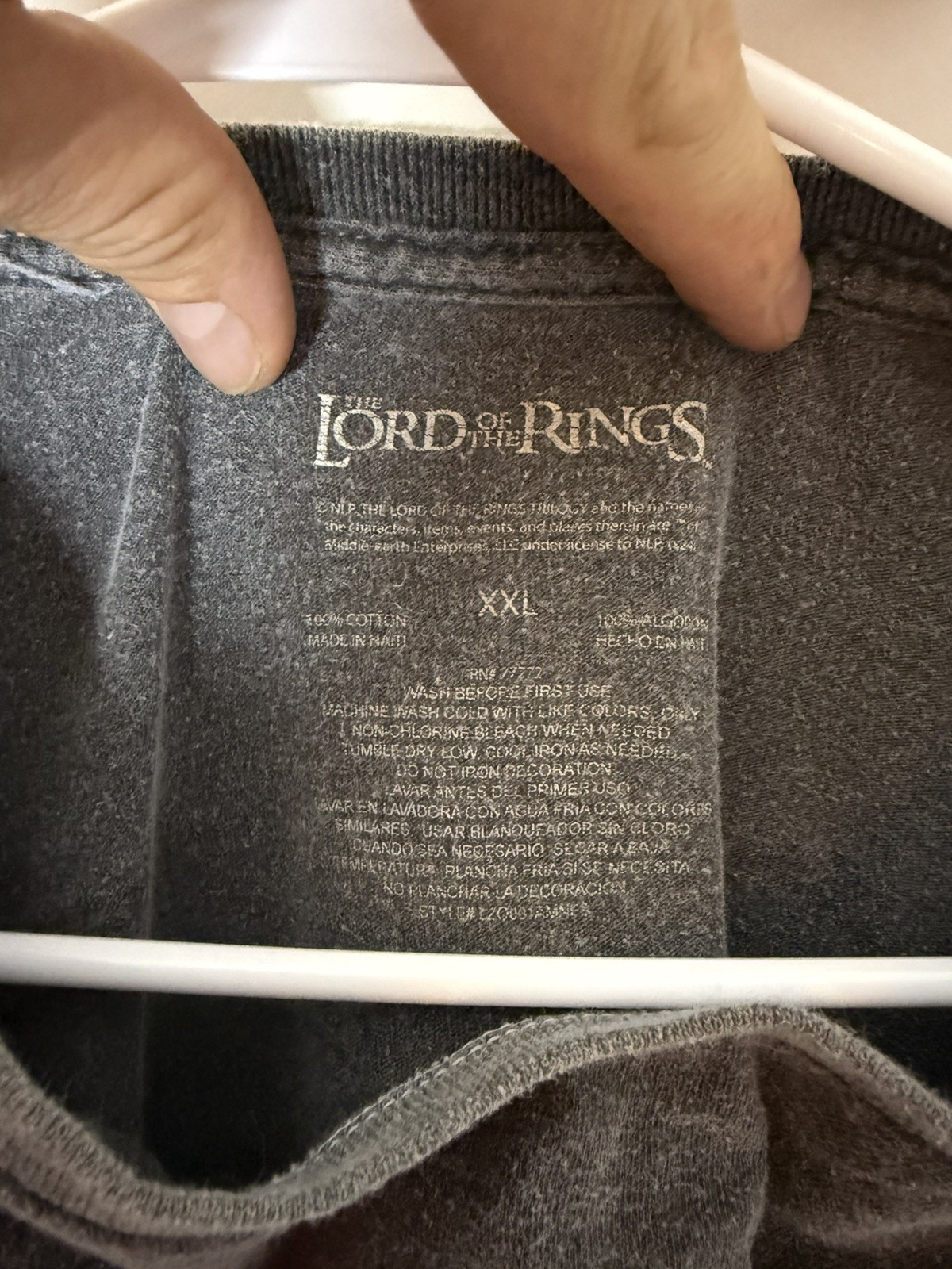 Vintage Lord of the Rings Promo T Shirt, 2 Sided, 2XL One Ring to Rule Them All gallery