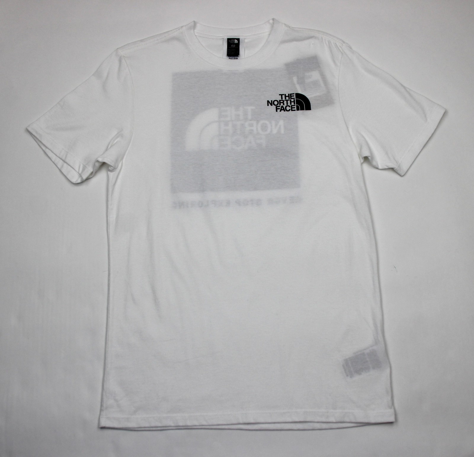 The North Face Box NSE T-Shirt Mens Small White Logo Graphic NWT Outdoor gallery