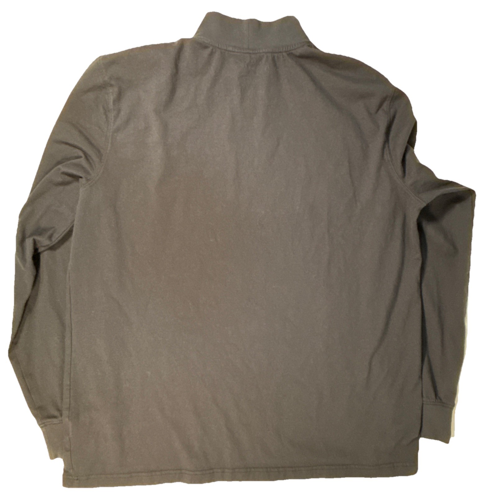 LL Bean Mens Shirt Size Large Tall Black High Neck Long Sleeve Classic gallery