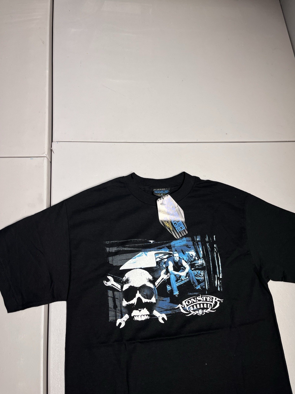 MONSTER GARAGE SHIRT MEN’S MEDIUM BLACK JESSE JAMES DISCOVERY CHANNEL T TEE 2003 gallery
