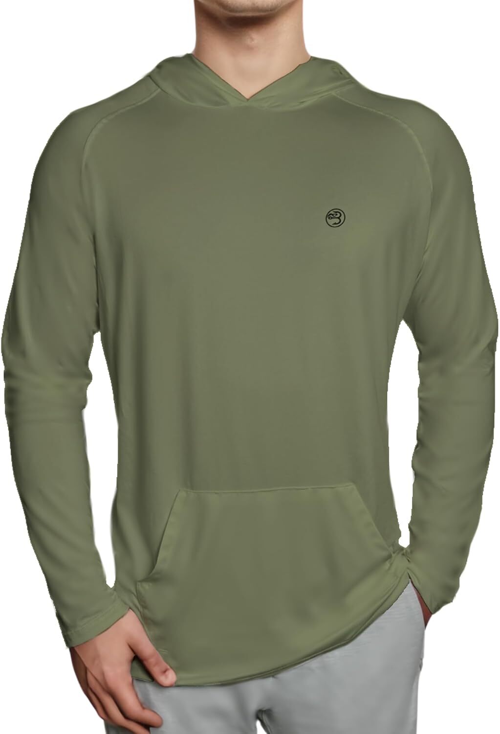 Men's Hooded Sun Shirt UPF 50+ Long Sleeve Fishing Shirt SPF Rash Guard gallery