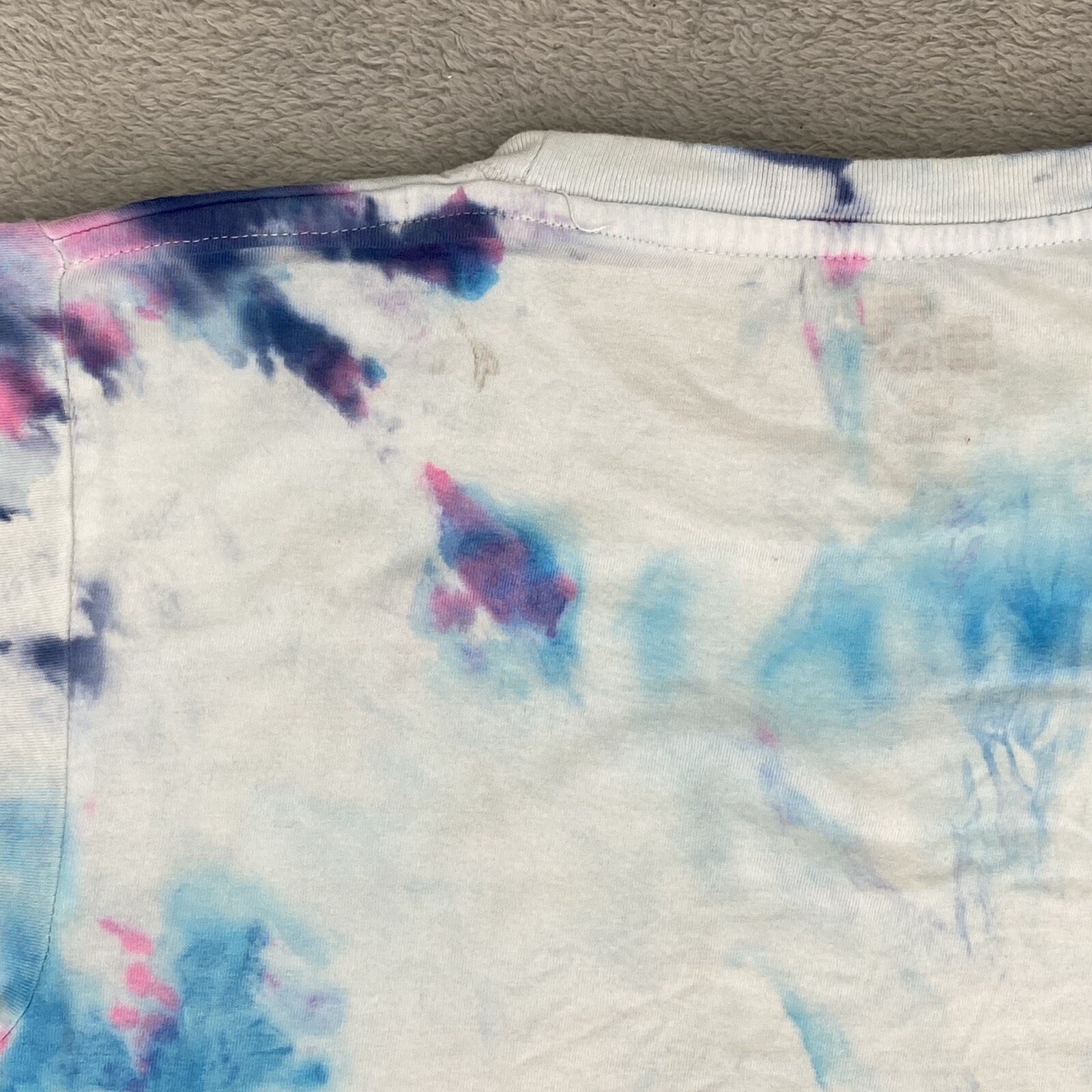 Surf Style South beach MIAMI Palm Tree Tye Dye Graphic T Shirt Size Mens Small gallery