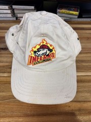 Bullet Line Inferno Columbia Firefighter Dog Strapback Hat White