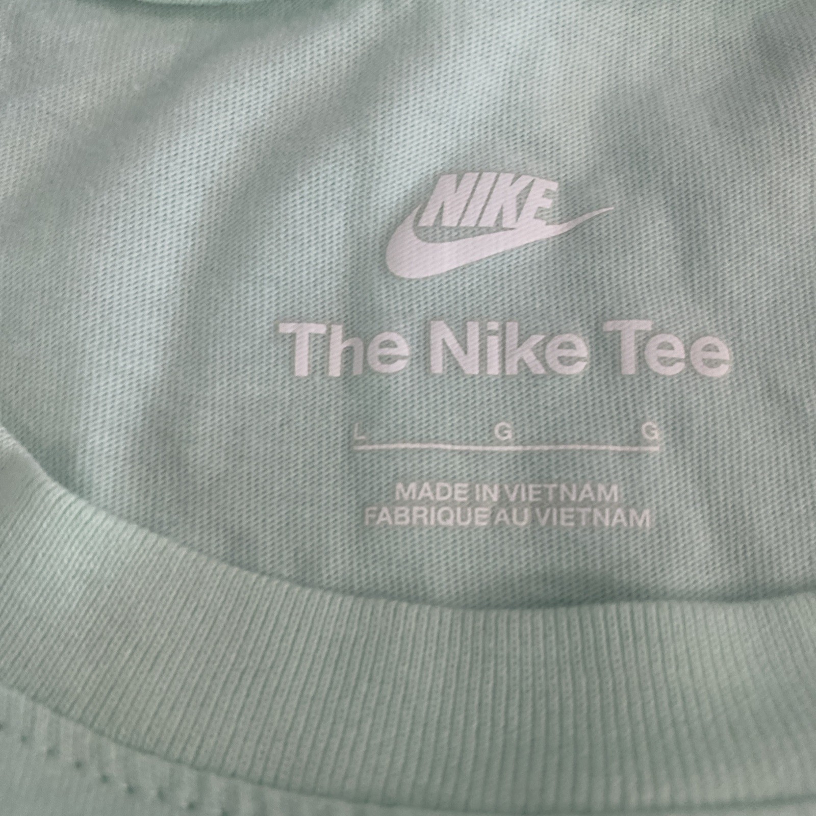 NIKE Unifying Through Sport Since 1972 Retro Logo , Mint Green LG Long Sleeve gallery