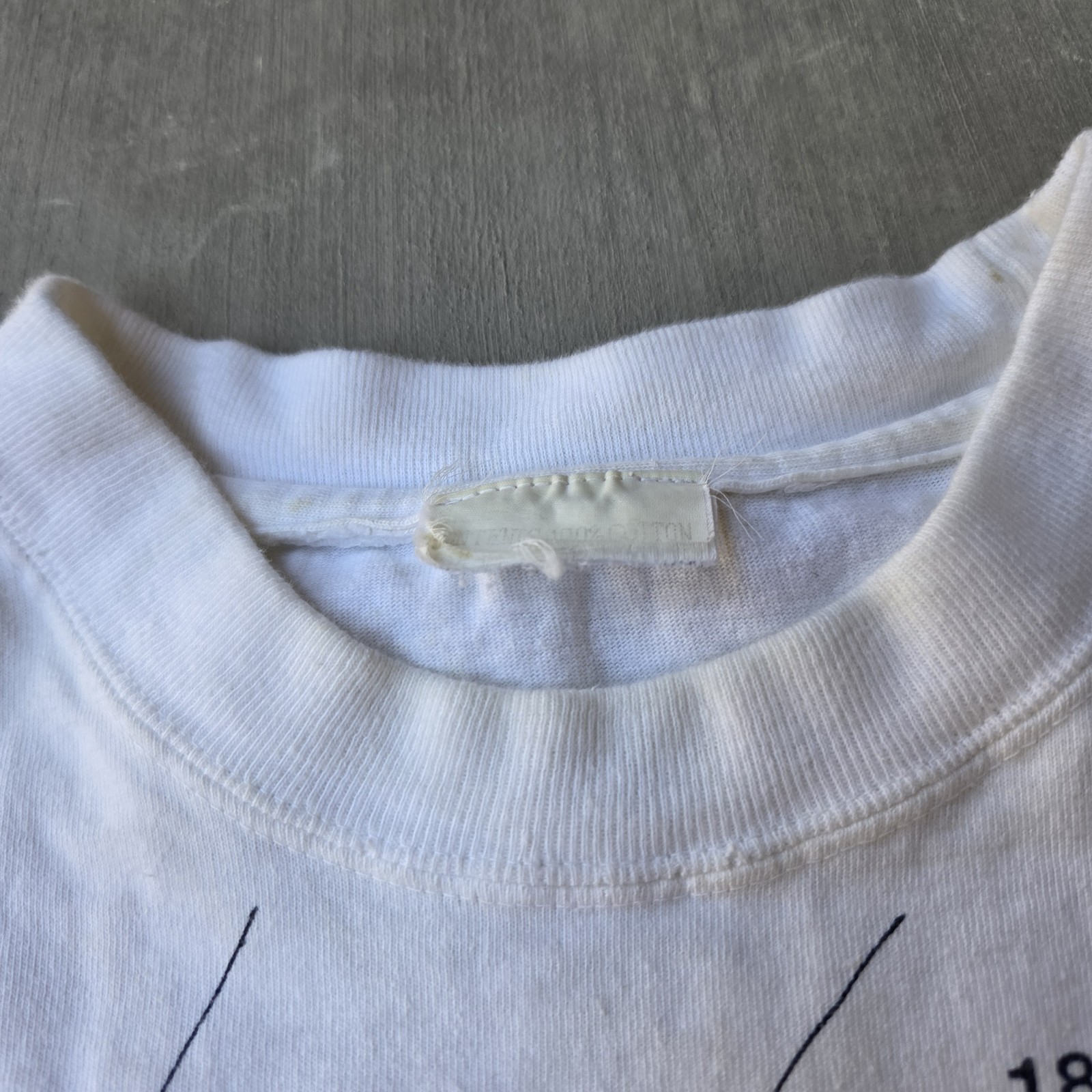 Vintage 90s China Window Of The World Map Tshirt Size XL White gallery
