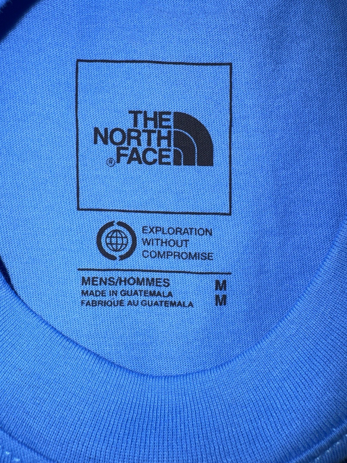NWT $30 The North Face Half Dome Logo Tee T Shirt Supersonic Blue Men’s Medium M gallery