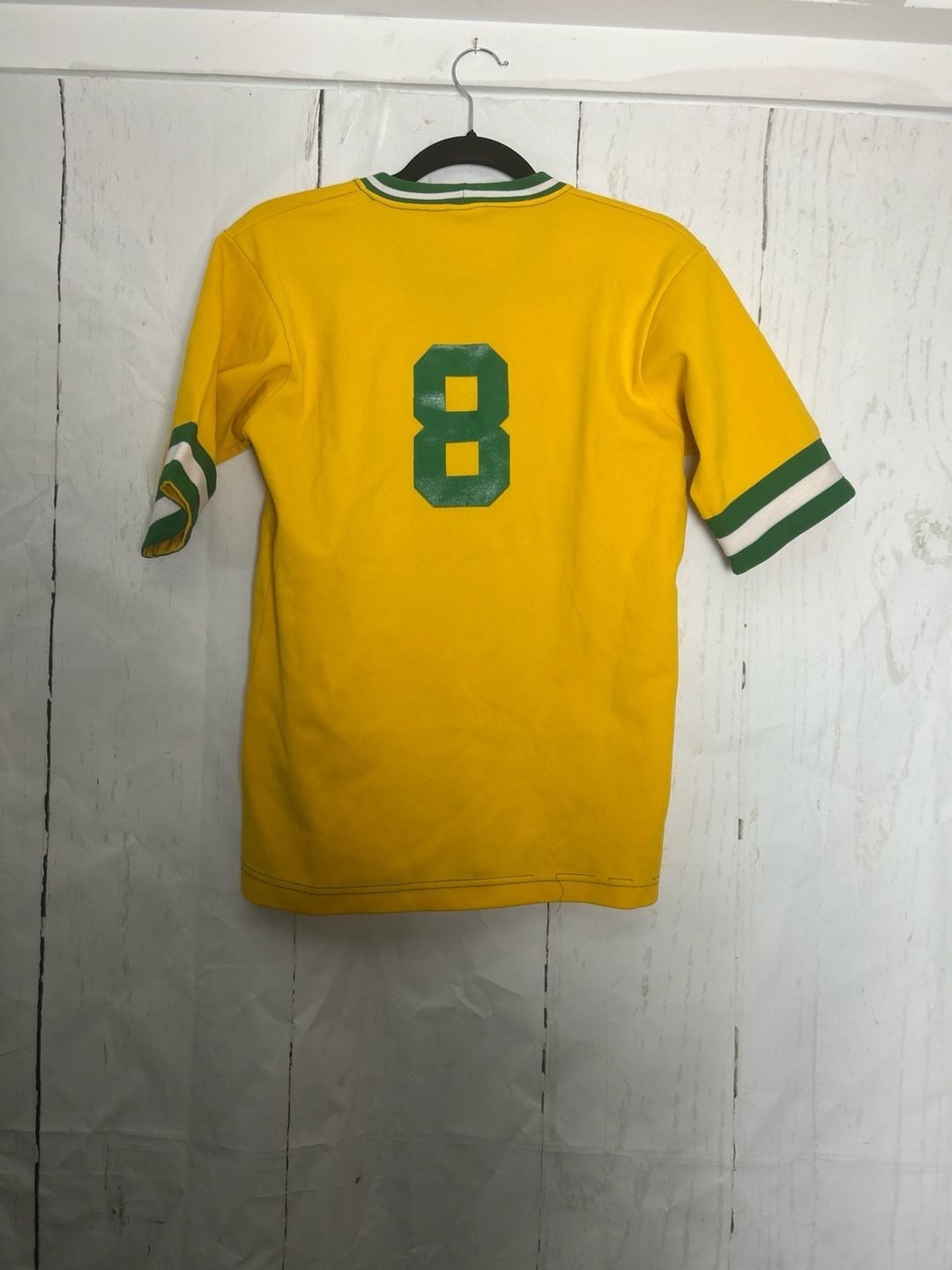 Vintage Downerwear Babes Graphic Number 8 V-Neck Jersey T-Shirt gallery