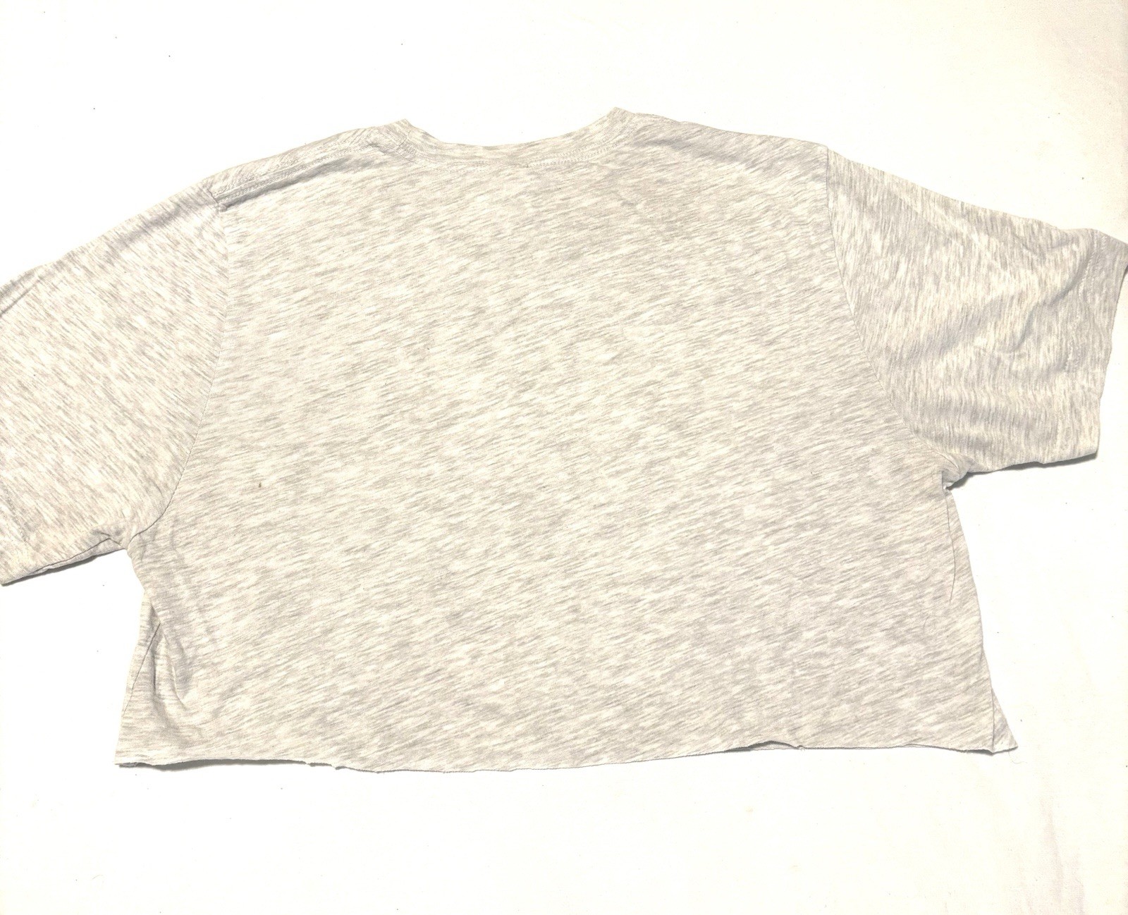 Bella+Canvas Unisex Gray Cotton Blend Jersey Graphic 90s Crew T-Shirt M gallery
