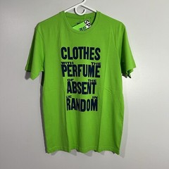 NEW SPRZ NY Uniqlo Daniel Martinez MoMA Perfume Random Green T-Shirt Mens Medium