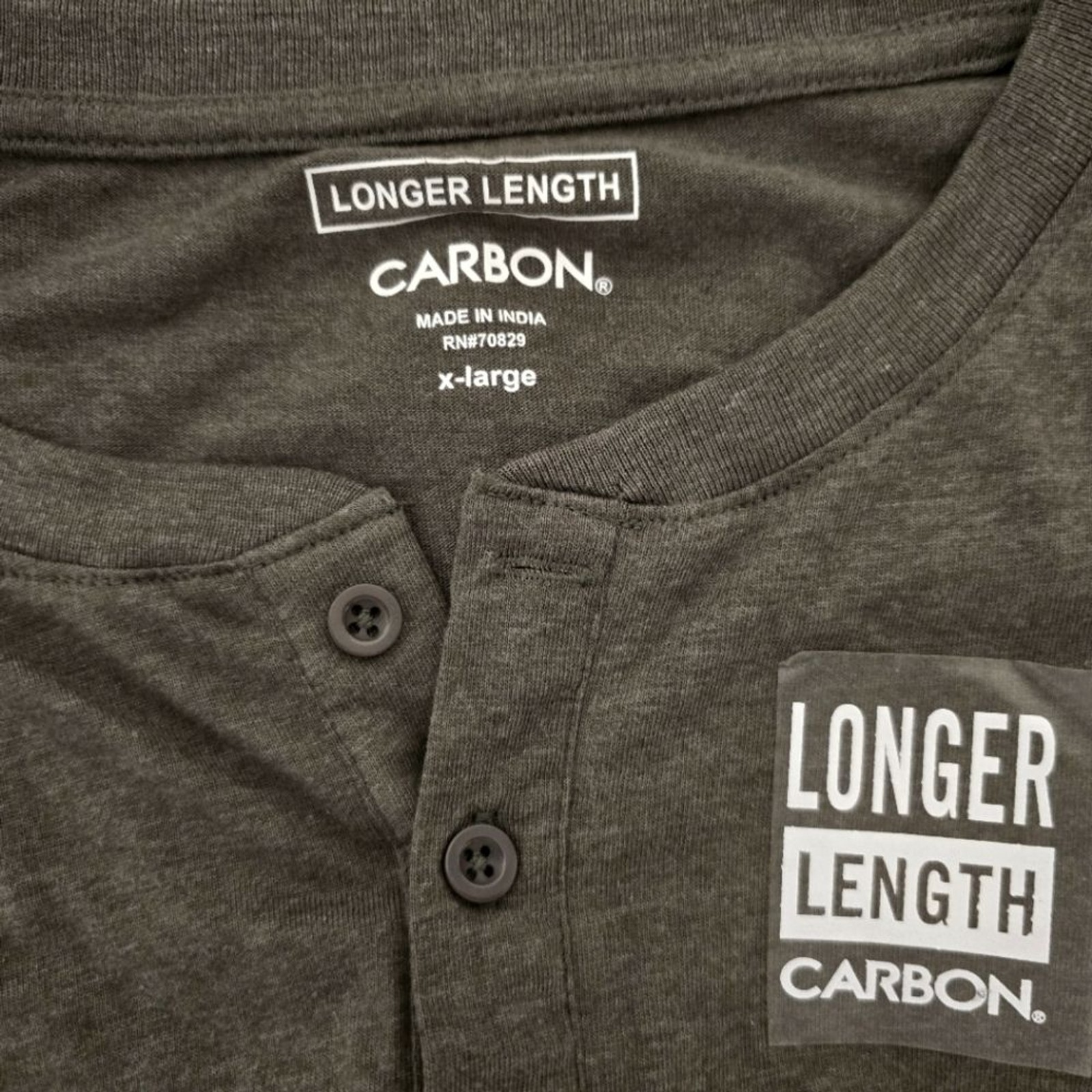 Mens XL NWT Long Length Gray Shirt gallery