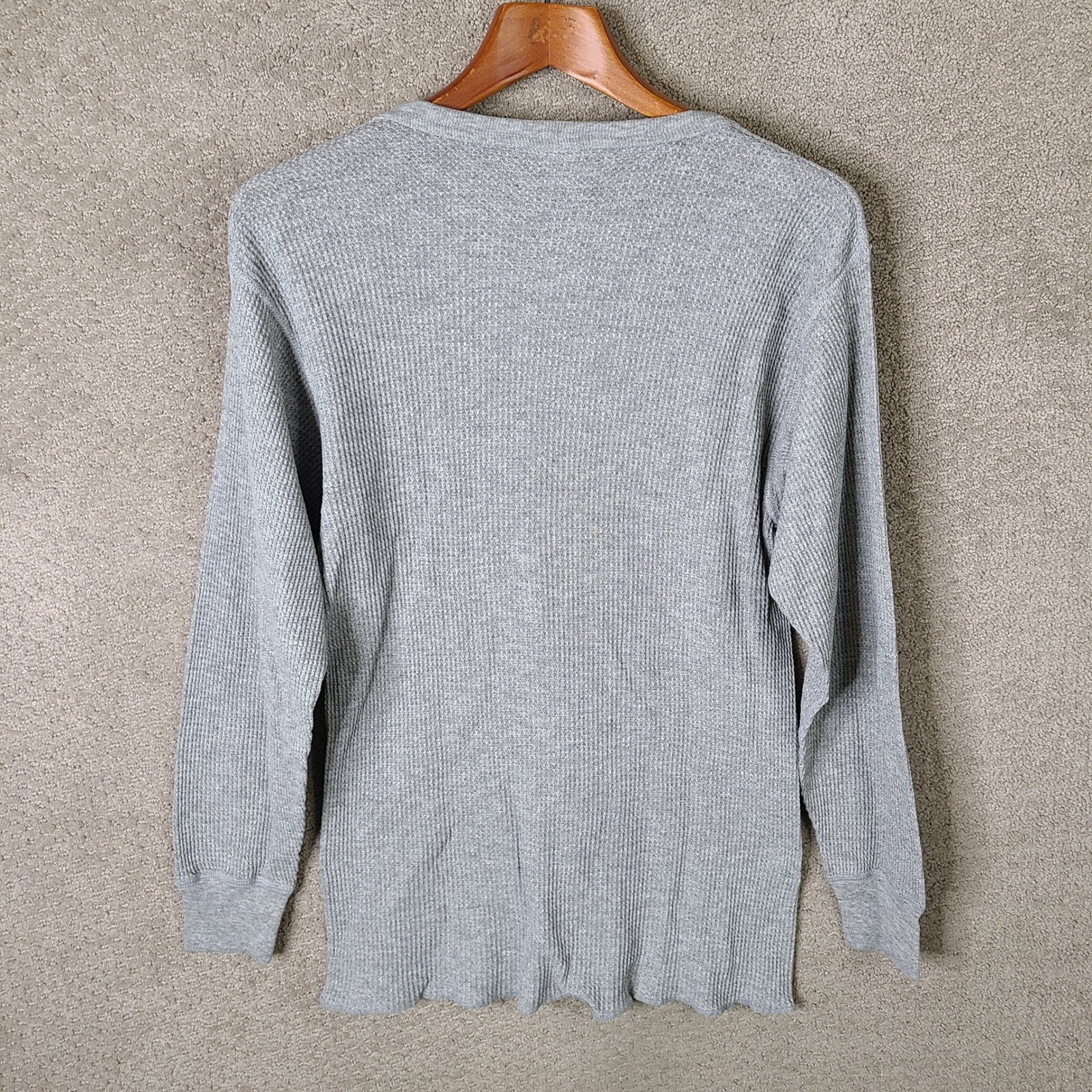 North West Territory Shirt Mens XL Gray Waffle Knit Thermal Long Sleeve USA gallery