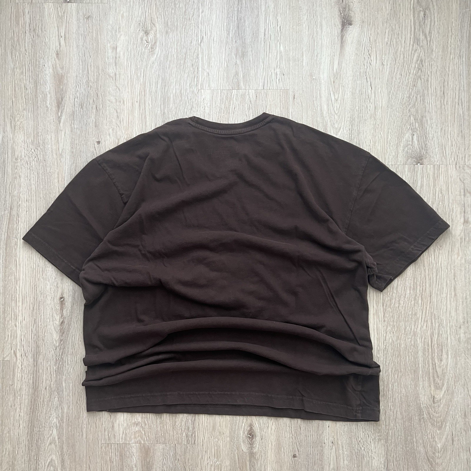 Vintage Ecko Unltd Men’s Brown 3D Spellout Embroidered Y2K Grunge Shirt Size XL gallery
