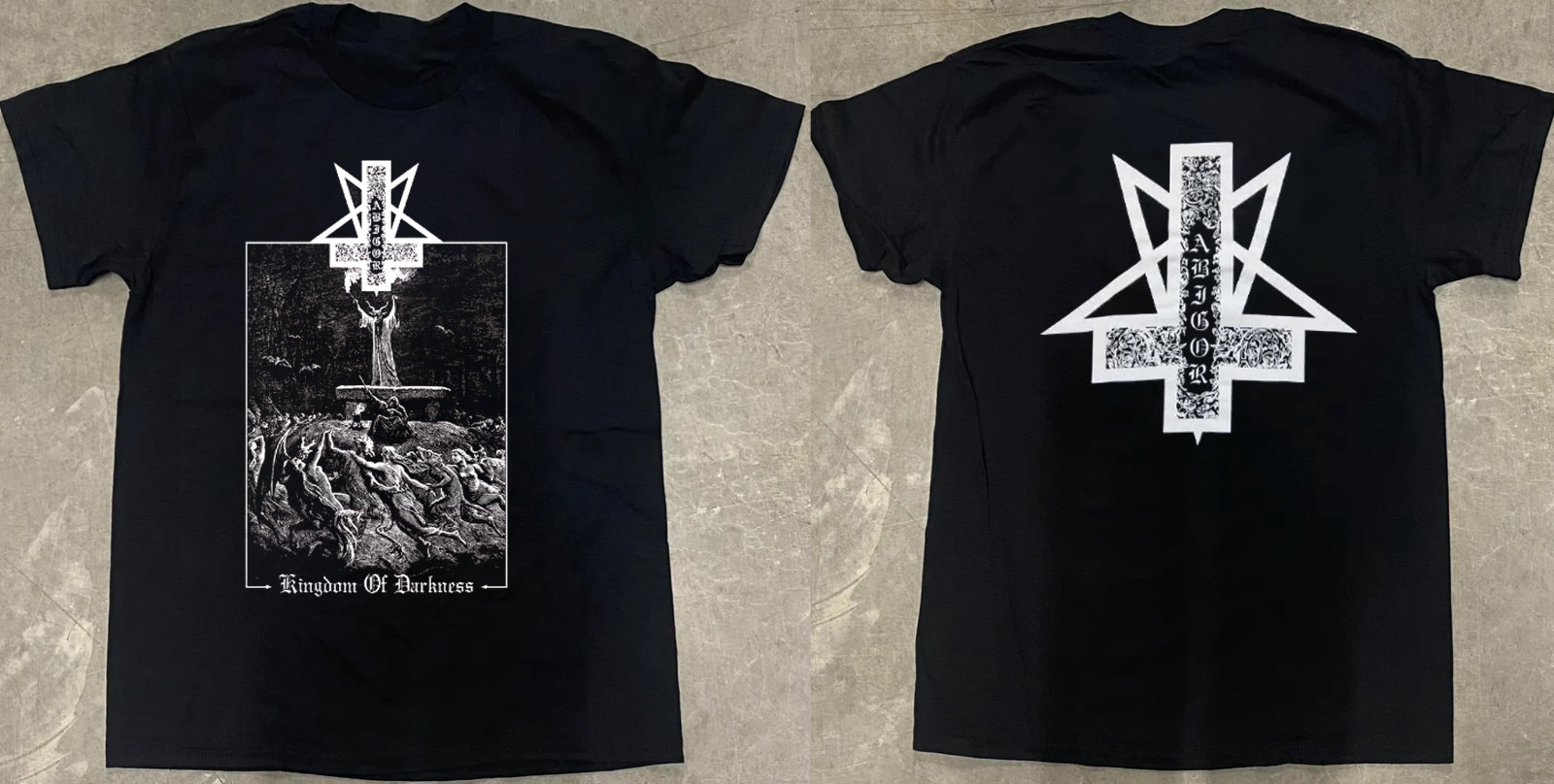 NEW Abigor - Kingdom Of Darkness Black All Size Shirt gallery