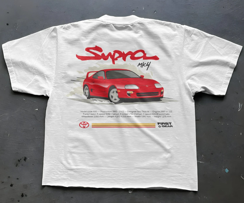 JDM Shirt | Toyota Supra | Iconic JDM Car Design for Enthusiasts, Car Guys