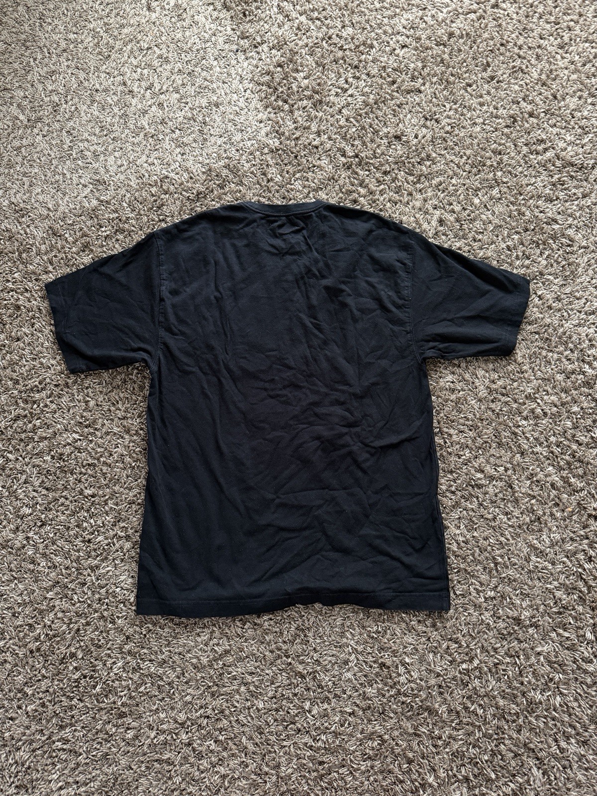 Dickies Men's Black Cotton Knit Crew Neck Short Sleeve Pocket Logo T-Shirt L gallery