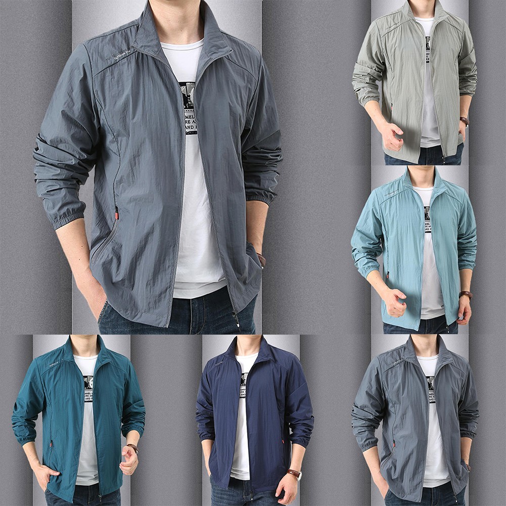 Functional Menswear Breathable Sun Protection Outwear Suitable For All Seasons gallery