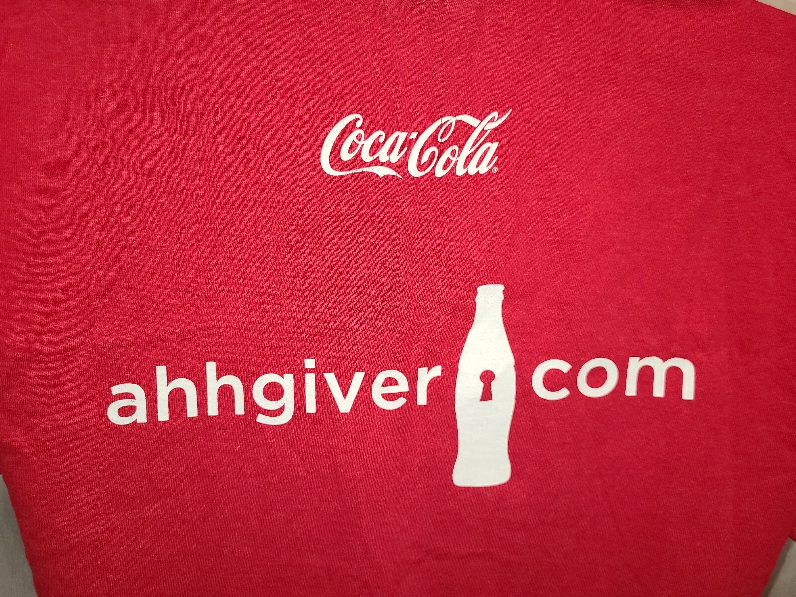 Coca Cola You didnt Hear it from Me Adult Large Red TShirt gallery