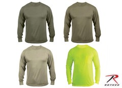 Rothco Moisture Wicking Polyester Long Sleeve T-Shirt (Choose Sizes)