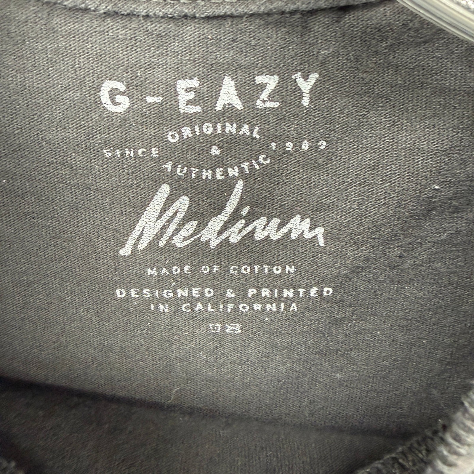 G-Eazy T-Shirt Official Merchandise Graphic Logo Mens Medium Black Hip Hop Tee gallery