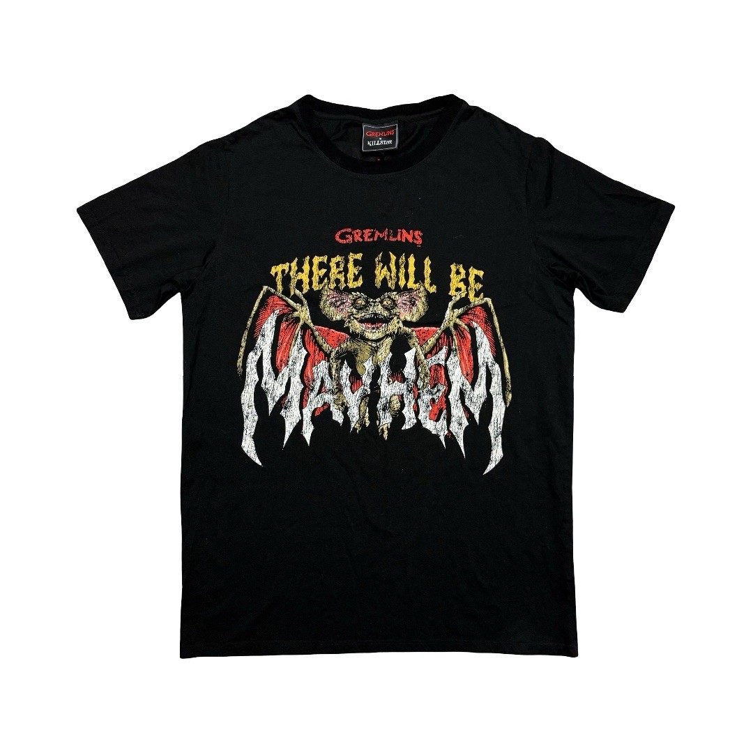 Killstar X Gremlins Collaboration Mayhem Graphic T-Shirt Black XL gallery