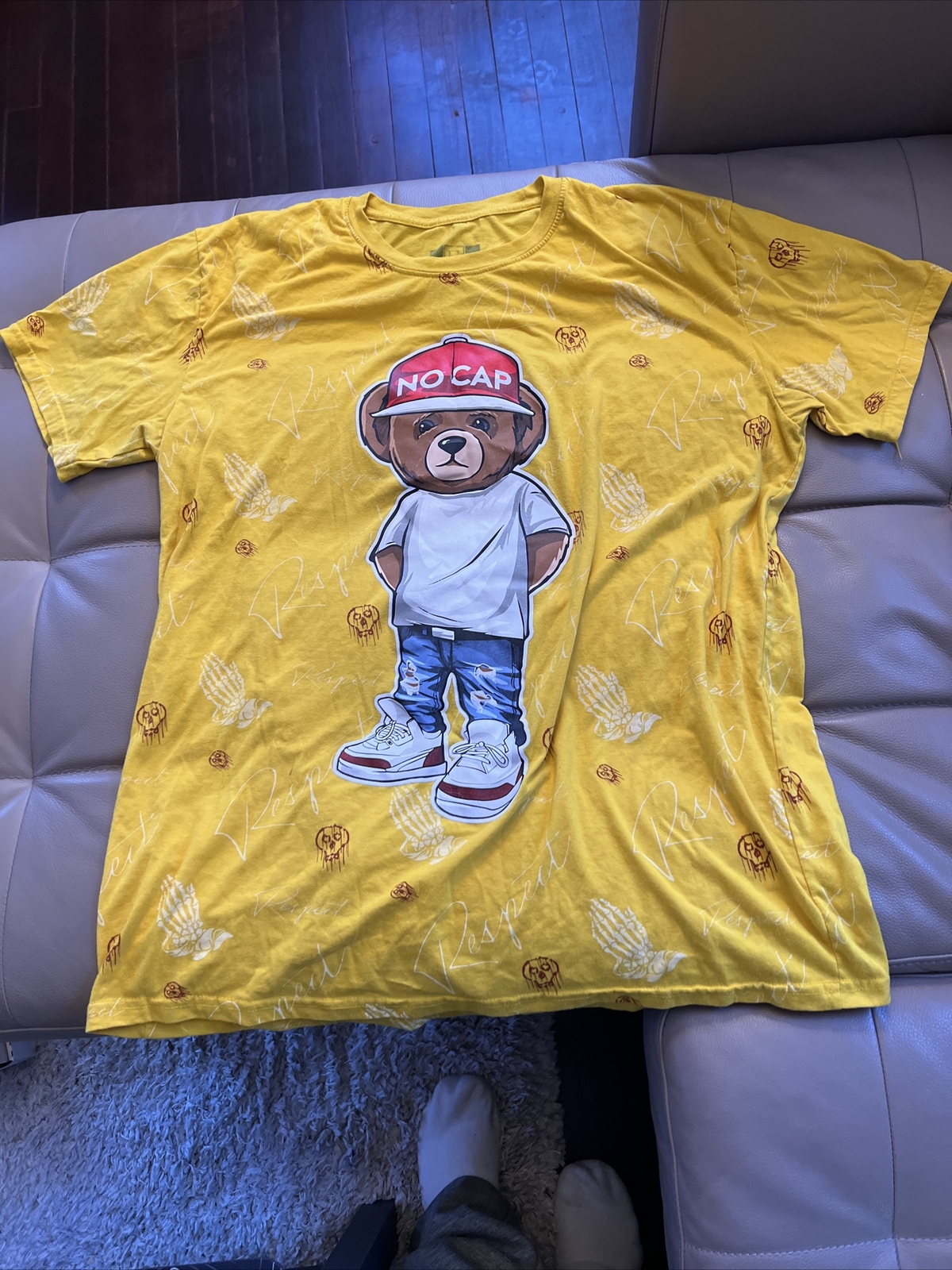 OG Legend, Bailey Apparel, 3XL, Bear "No Cap" Hat, With "Respect" And Graphics gallery
