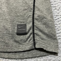 Nike Pro Shirt Men Small Gray Short Sleeve Stretch Fitted Dri-Fit