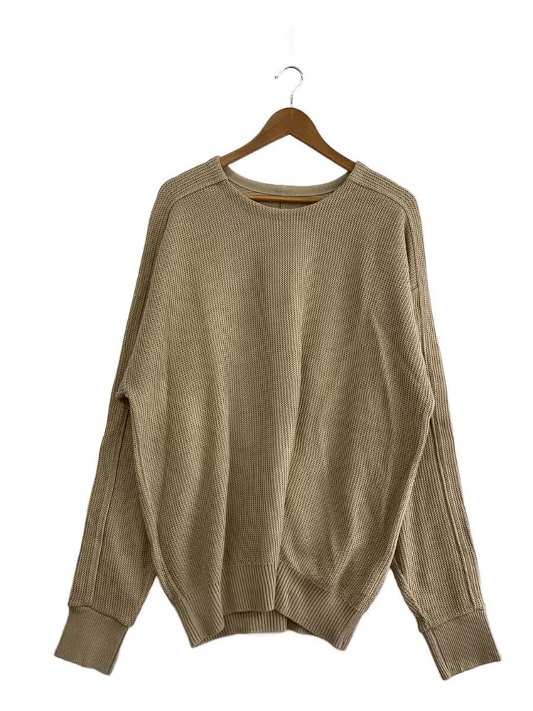 YANTOR Knit Sweater (Thick) FREE Size Cotton BEG Plain Y203KN04