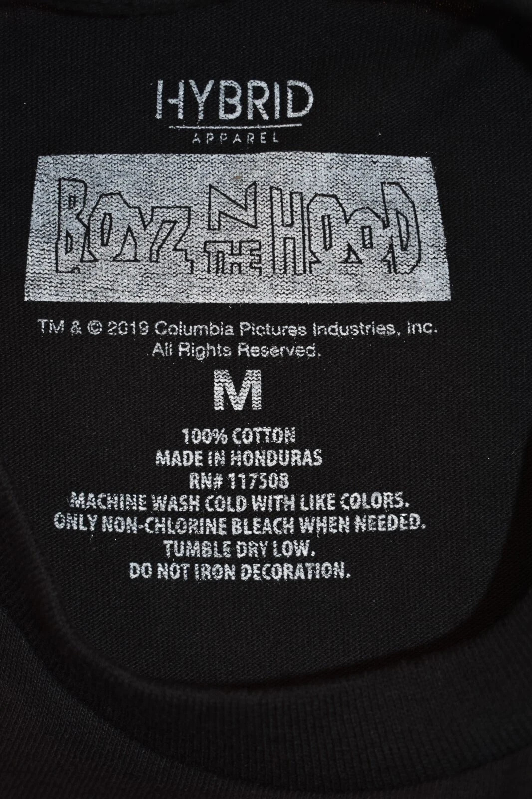 Hybrid Boyz N The Hood Mens South Central 1991 Movie Graphic Black Shirt New M,L gallery