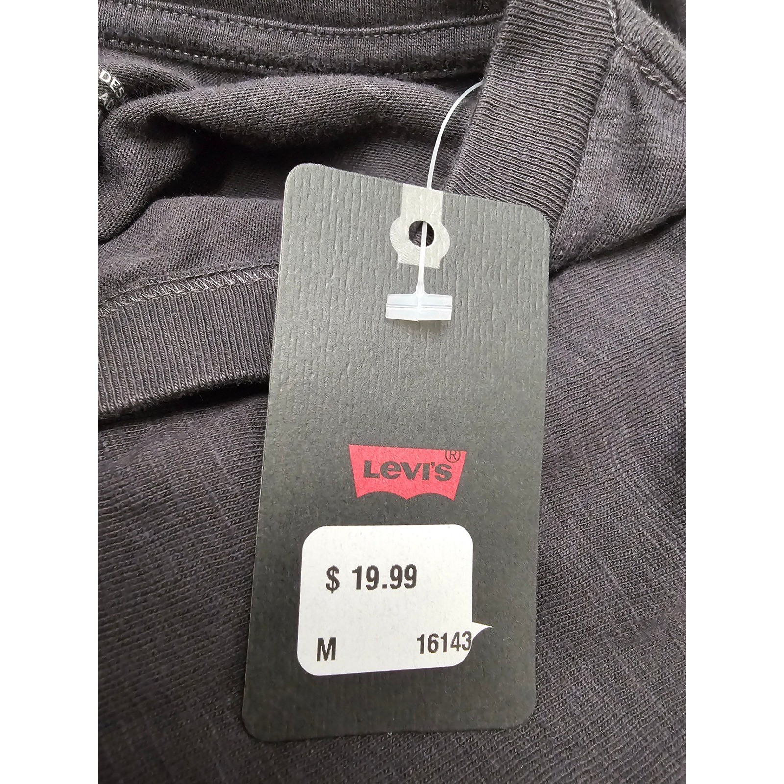 Levis Mens Relaxed Graphic T-Shirt Charcoal Gray Cowboy Desert Horse M NEW gallery