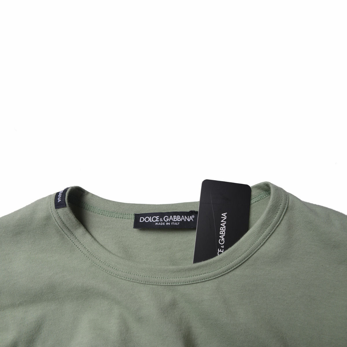 Dolce & Gabbana Men's Green Crewneck Long Sleeve T-Shirt US XXS XS gallery